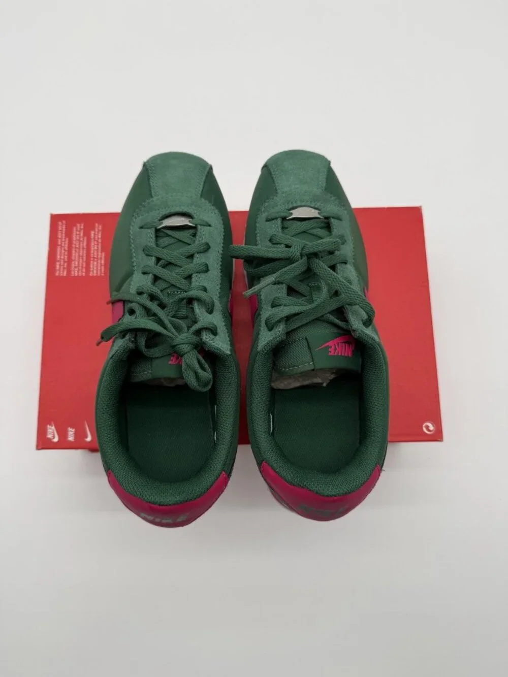 New Nike Cortez TXT GS Shoes Youth 5.5Y Green Pink IH7654 300 Running Sneakers